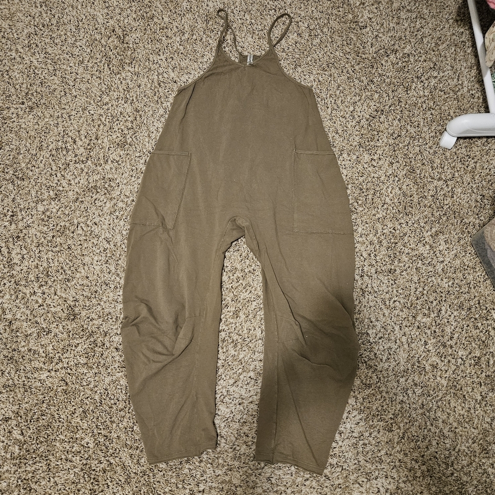 Olive Green Jumpsuit